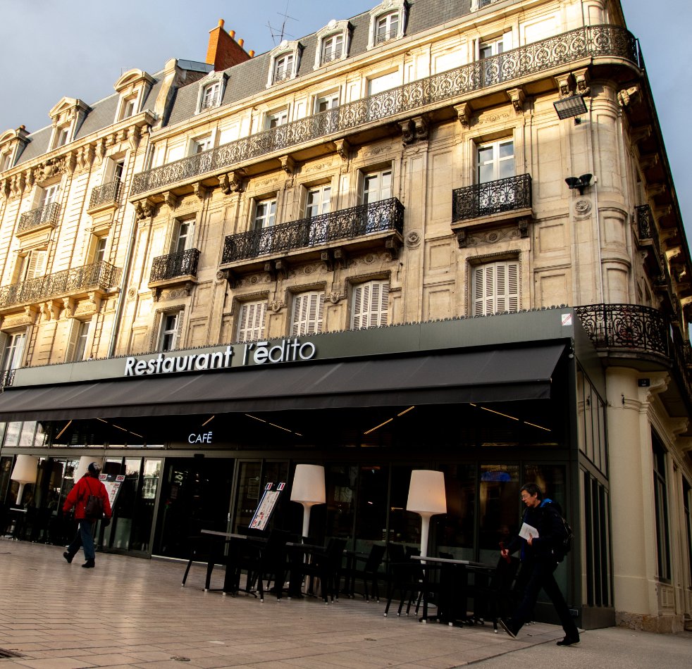La façade de L'Édito, place Darcy à Dijon